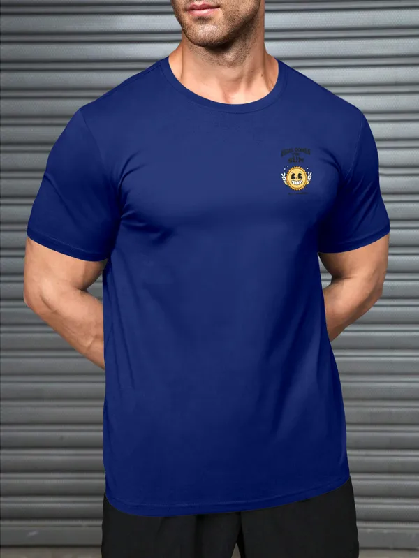 Dark_Blue_Pure_Cotton_Half_Sleeve_Round_Neck_Printed__Print_T_Shirt_For_Men