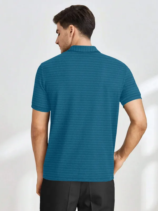 Blue_Polyester_Half_Sleeve_Zip_Neck_Solid_T_Shirt_For_Men_Pack_Of_1