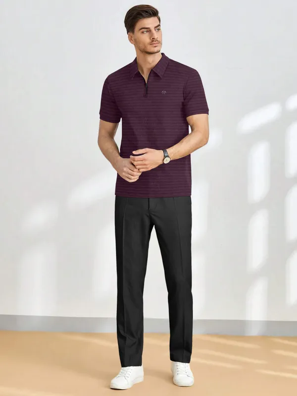 Purple_Polyester_Half_Sleeve_Zip_Neck_Solid_T_Shirt_For_Men_Pack_Of_1