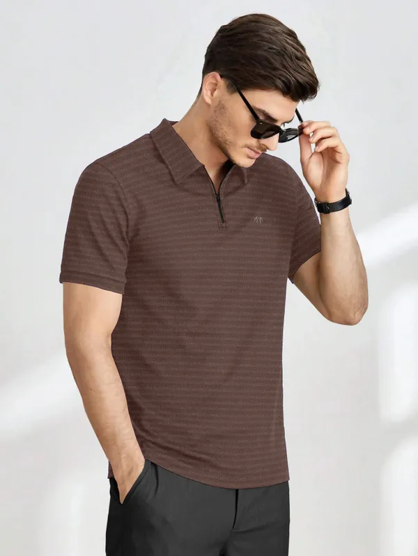 Purple_Polyester_Half_Sleeve_Zip_Neck_Solid_T_Shirt_For_Men_Pack_Of_1