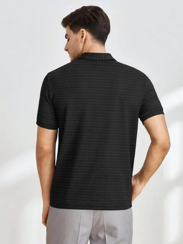 Black_Polyester_Half_Sleeve_Zip_Neck_Solid_T_Shirt_For_Men_Pack_Of_1