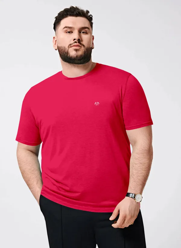 Red_Pure_Cotton_Half_Sleeve_Regular_Solid_T_ShirtFor_Men