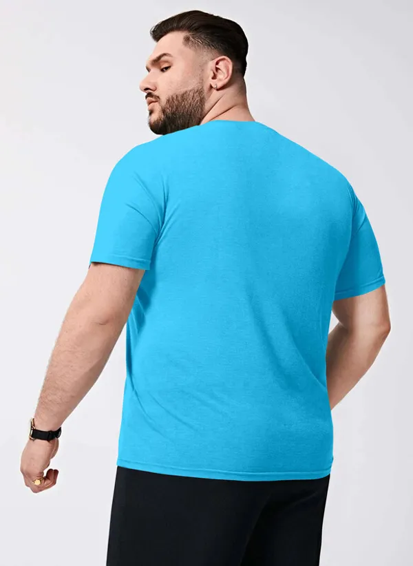 Light_Blue_Pure_Cotton_Half_Sleeve_Round_Neck_Solid__Print_T_Shirt_For_Men