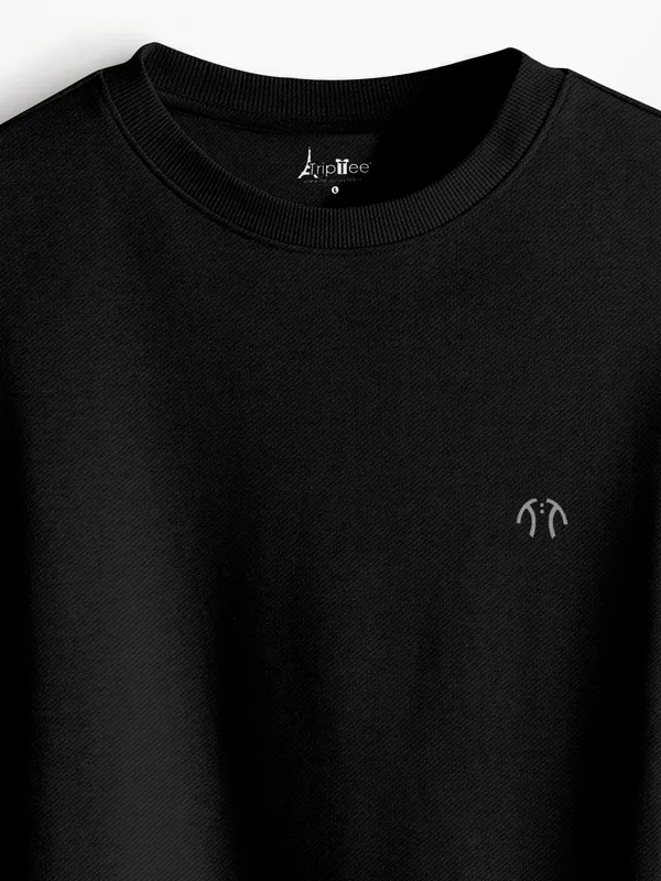 Black_Cotton_Blend_Full_Sleeve_Round_Neck_Solid_T_Shirt_For_Men_Pack_Of_1