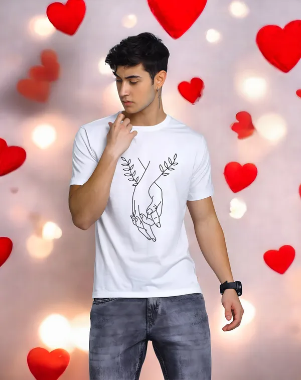 White_Pure_Cotton_Half_Sleeve_Regular_Graphic_Print_T_Shirt_For_Men