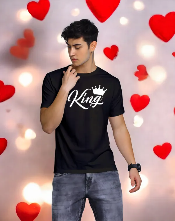 Black_Pure_Cotton_Half_Sleeve_Round_Neck_Printed__Print_T_Shirt_For_Men