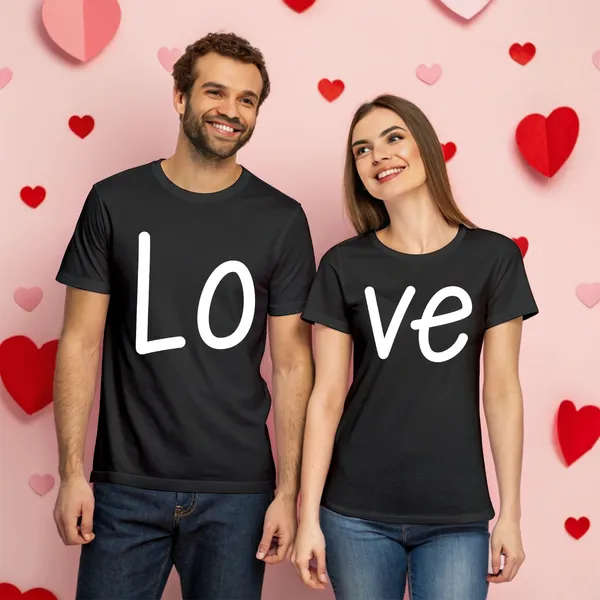 Black_Pure_Cotton_Half_Sleeve_Round_Neck_Printed_T_Shirt_For_Couple_Pack_Of_2