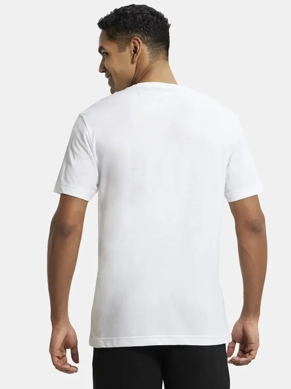 White_Pure_Cotton_Half_Sleeve_Regular_Solid_T_ShirtFor_Men