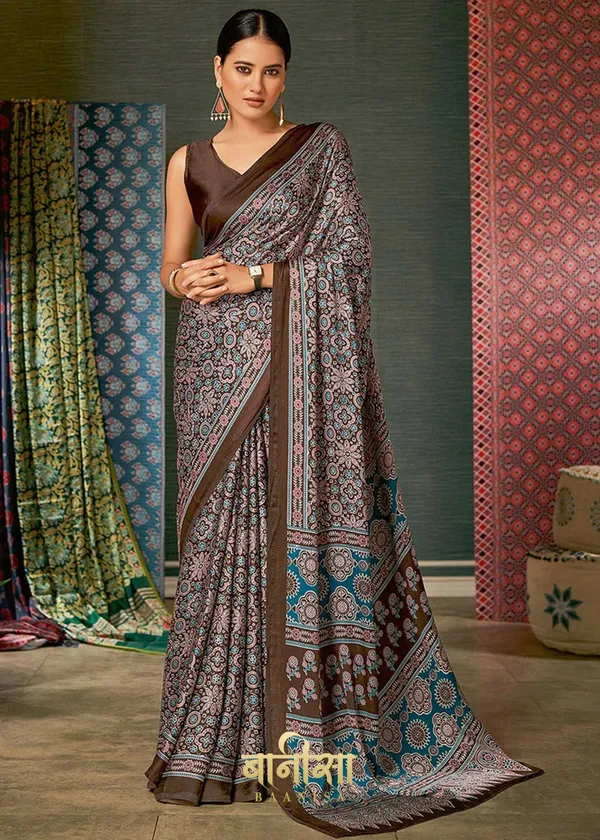 Multicolour__Ajrakh_Printed_Satin_Crepe_Saree