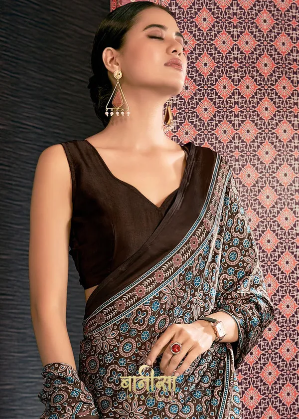 Multicolour__Ajrakh_Printed_Satin_Crepe_Saree