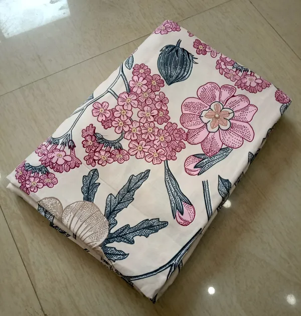 Off_White_Glace_Cotton_Bedsheet_|_Super_King_Size_|_With_2_Pillow_Covers_|_108X118_Inch|_240_TC