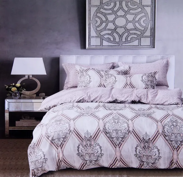 King_Size_108x108_Bedsheet_Glace_Cotton_Double_bed_|_2_Pillow_Covers