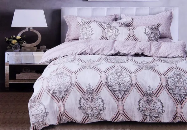 King_Size_108x108_Bedsheet_Glace_Cotton_Double_bed_|_2_Pillow_Covers
