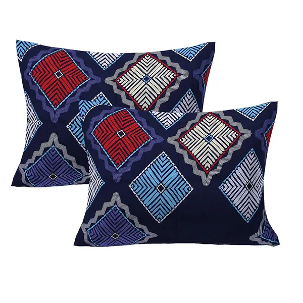 Navy_Blue_Glace_Cotton_|_Super_King_Size_Bedsheet_|_With_2_Pillow_Covers_|_108X118_Inch|_240_TC