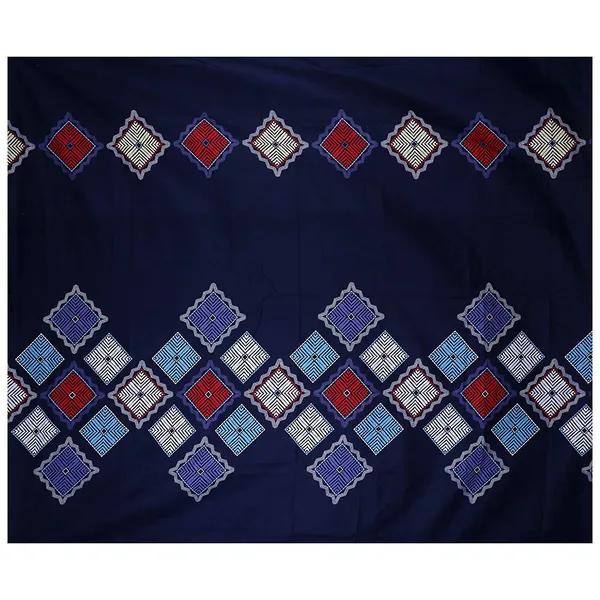 Navy_Blue_Glace_Cotton_|_Super_King_Size_Bedsheet_|_With_2_Pillow_Covers_|_108X118_Inch|_240_TC
