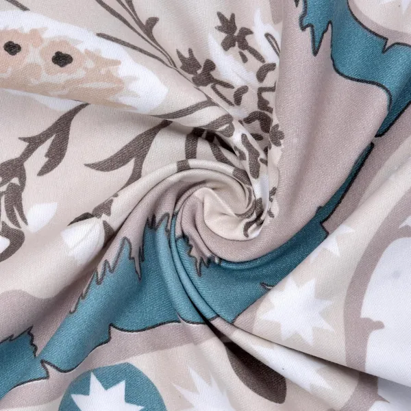 King_Size_108x108_Bedsheet_Glace_Cotton_Double_bed_|_2_Pillow_Covers