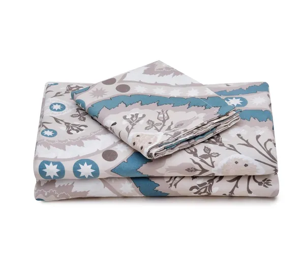 King_Size_108x108_Bedsheet_Glace_Cotton_Double_bed_|_2_Pillow_Covers