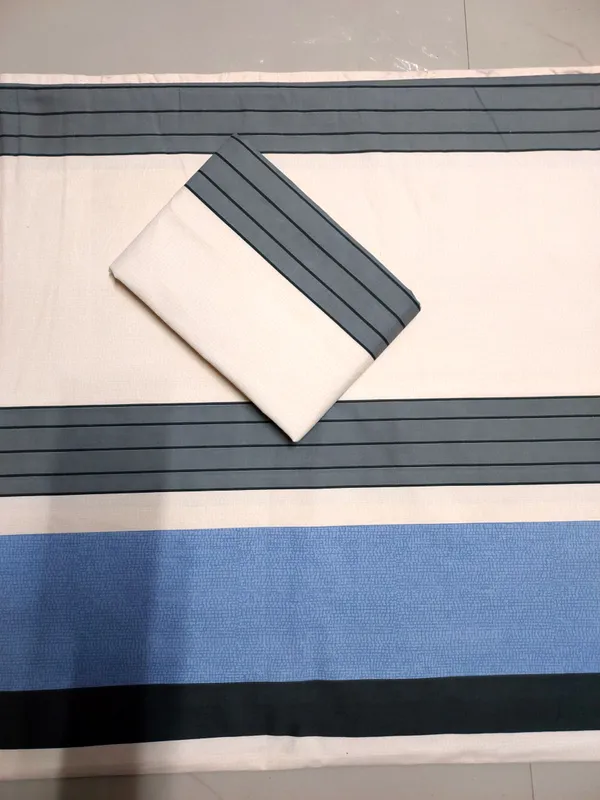 Multi_Stripes_Glace_Cotton_Bedsheet_|_Super_King_Size_|_With_2_Pillow_Covers_|_108X118_Inch|_240_TC