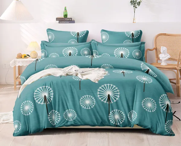 King_Size_108x108_Bedsheet_Glace_Cotton_Double_bed_|_2_Pillow_Covers
