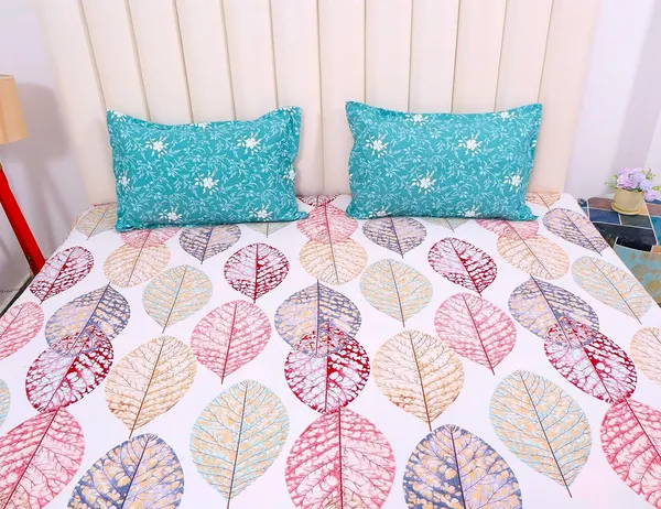 White_Glace_Cotton_Bedsheet_|_Super_King_Size_|_With_2_Pillow_Covers_|_108X120_Inch|_240_TC