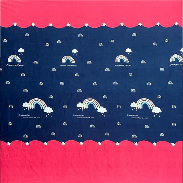 Blue_Rainbow_Kids_Cartoon_Print_BedSheet_Double_Bed_With_2_Pillow_Covers