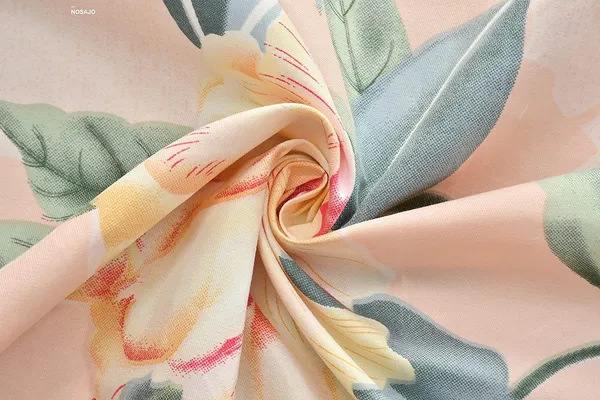 Orangish_Floral_Glace_Cotton_Bedsheet_|_Super_King_Size_|_With_2_Pillow_Covers_|_108X120_Inch|_240_TC