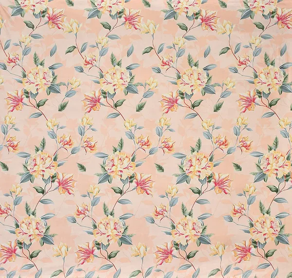 Orangish_Floral_Glace_Cotton_Bedsheet_|_Super_King_Size_|_With_2_Pillow_Covers_|_108X120_Inch|_240_TC