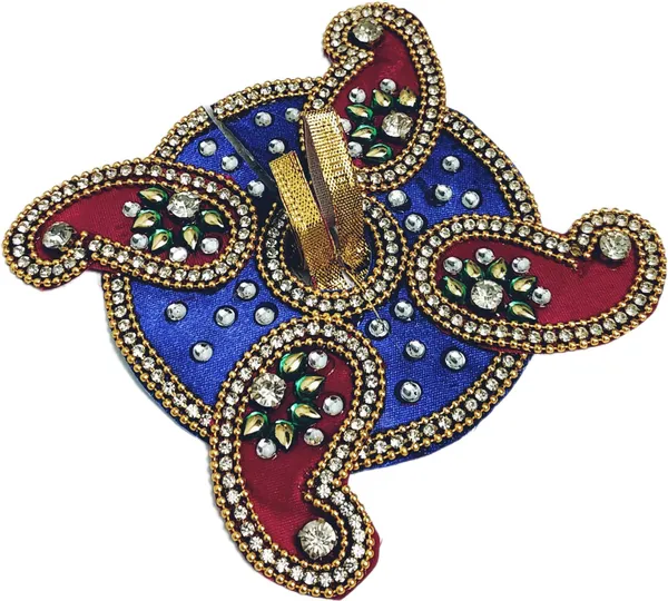 Blue_Cotton_Laddu_Bal_Gopal_Dress_Cotton_With_Pagdi_(6_X_6_X_0.1_Cm)