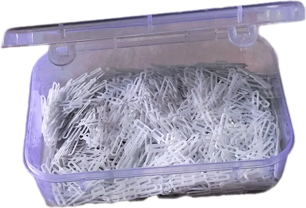 White_Plastic_Loops_For_Jewellery_Making_And_Earring_Display_(Pack_Of_1000_|_3_Cm_X_7_Mm)_(Pack_Of_1000)