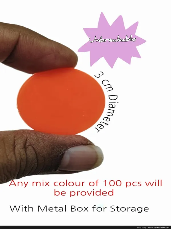 Multicolor_Plastic_Unbreakable_Plain_Token_Coins_Chips_For_Board_Game_(Pack_Of_100)_(3_Cm_Dia)