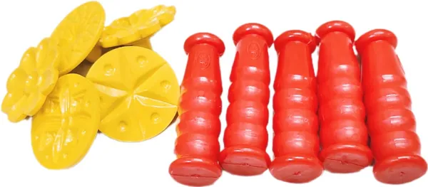 Yellow_&_Brown_Round_Design_Manual_Mava_Mould_(3_Cm_Dia)_(Pack_Of_10)