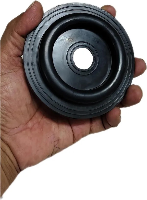 ‎Black_40_Psi_Flexible_Cement_Grout_Pump_Rubber_Diaphragm_Seal_(110_No.)_(4Inch_Dia)