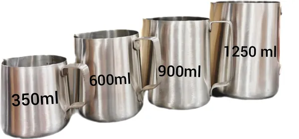 Silver_Stainless_Steel_Conical_Shape_Milk_Pot_Glass_With_Handle_(1250_Ml)