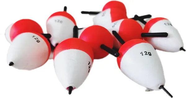 Red_&_White_Fishing_Floater_Set_Bobbers_With_Sticks_(Pack_Of_10)