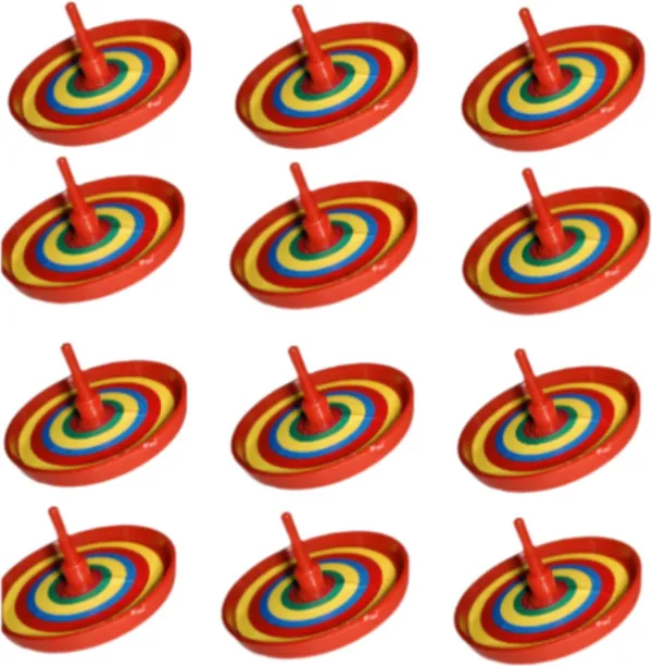 ‎Multicolor_Plastic_Spinning_Top_Toys_For_Kids_(Pack_Of_12)_(50_X_50_X_30_Mm)