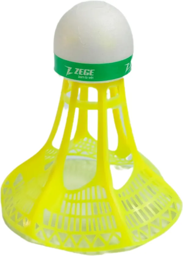 Yellow_Pu_&_Nylon_Shuttlecock_Set_For_Badminton