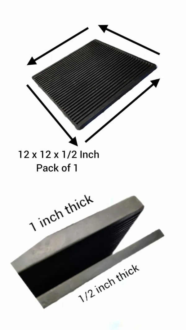 Black_Scratch_Proofing_Rubber_Support_For_Furniture_Legs_(Square)_(12_X_12_X_1/2_Inch)