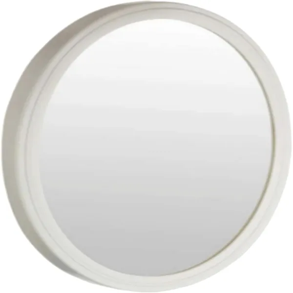 ‎Beige_Plastic_Mirror_Wall_Hanging_For_Bathroom_Bedroom_Dressing_Table_(3Mm)_(Rround)_(16_Inch_Dia)