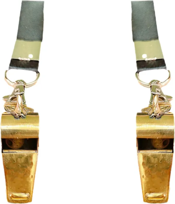 Yellow_Brass_Whistle_For_Police,_High_Sound_Sports,_Coach_&_Referee