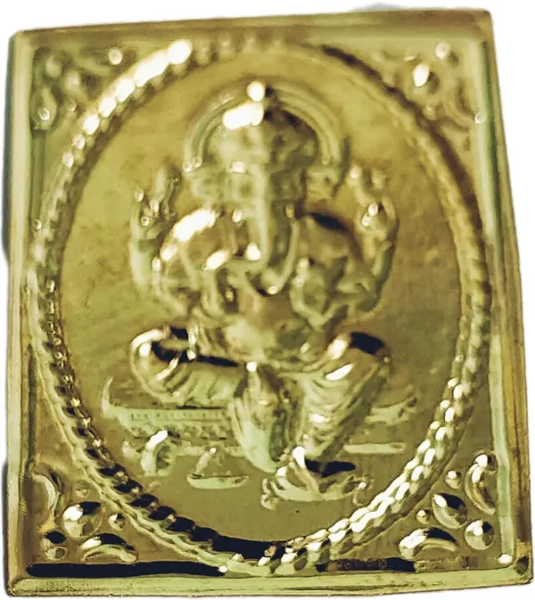 Golden_Ganesh_Idol_Set_For_Vastu_Pooja_(2.5_Cm)
