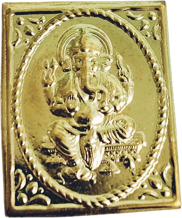 Golden_Ganesh_Idol_Set_For_Vastu_Pooja_(2.5_Cm)