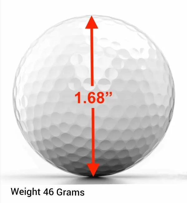 White_Golf_Balls_With_Pressurized_Rubber_Core_Hammer_Ball_And_Surlyn_(Pack_Of_1_|_43_Mm_Dia)