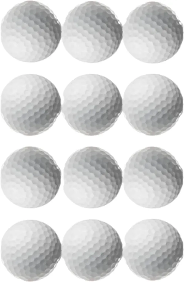 White_Golf_Balls_With_Pressurized_Rubber_Core_Hammer_Ball_And_Surlyn_(Pack_Of_1_|_43_Mm_Dia)