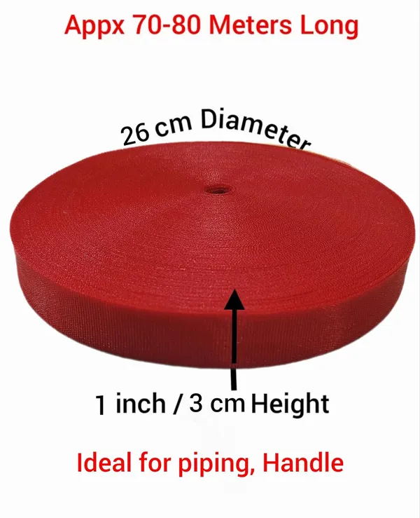 Red_Nylon_Plastic_Niwar_Fabric_Roll_(80_Meter)