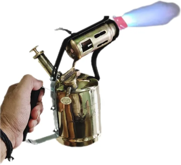 Golden_Brass_Kerosene_Blow_Lamp_Pump_Oil_Burner_(500_Ml)