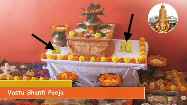 Golden_Vastu_Dev_Statue_Set_For_Pooja_Samagri_(2.5_Cm)
