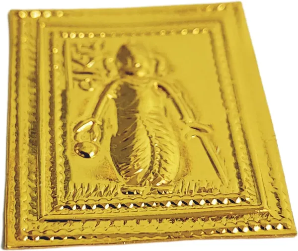 Golden_Vastu_Dev_Statue_Set_For_Pooja_Samagri_(2.5_Cm)