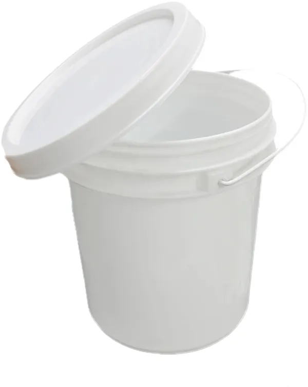 White_Empty_Plastic_Paint_Bucket_With_Seal_Lid_(Round)_(Pack_Of_2)