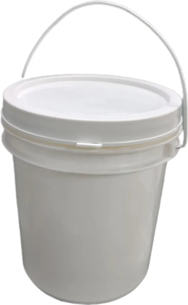 White_Empty_Plastic_Paint_Bucket_With_Seal_Lid_(Round)_(Pack_Of_2)