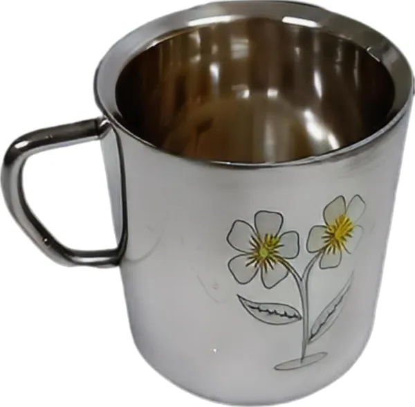 Silver_Steel_Mug_With_Handle_Glass_With_Vacuum_Insulation_For_Coffee_Tea_(225_Ml)